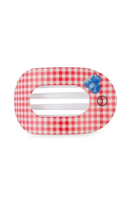 Letzte Chance Teleties Flat Round Clip klein Blueberry Farms