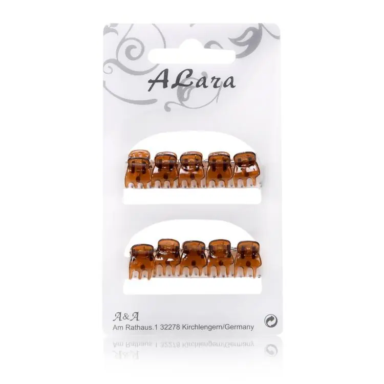 A&A Haarspangen braun Markenware