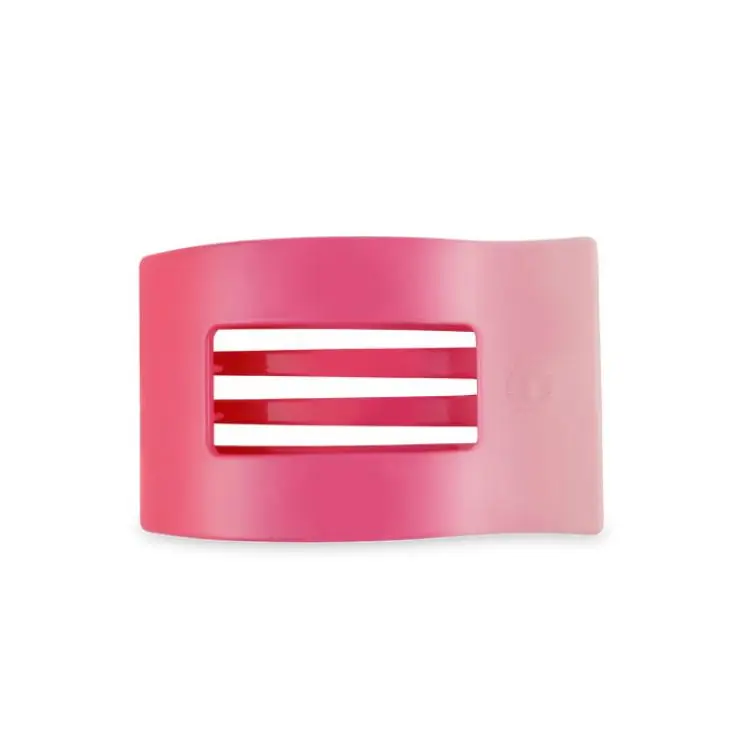 Teleties Medium Flat Rectangle Hair Clip Kiss & Tell Begrenztes Angebot