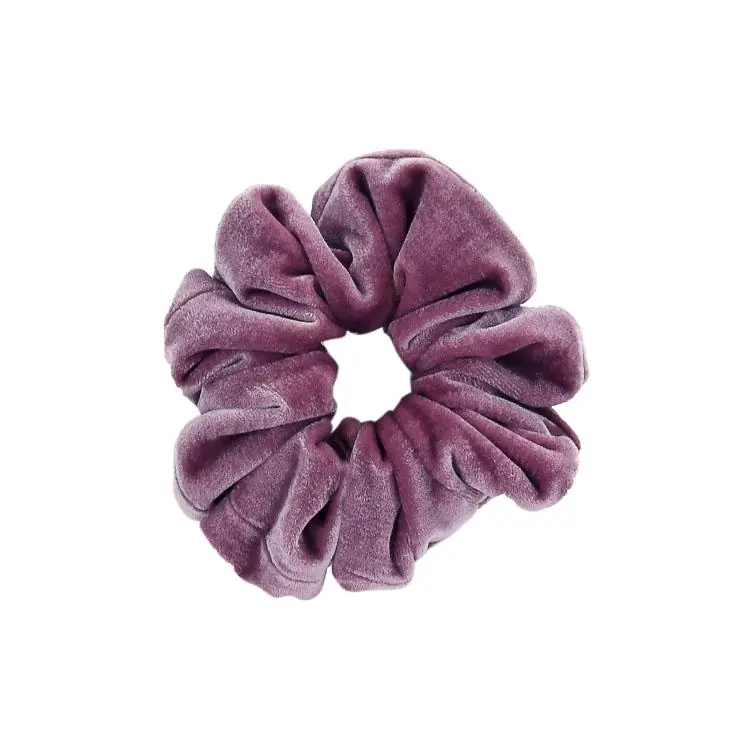 Letzte Chance What a bun! Scrunchie Medium Velvet Dusty Pink