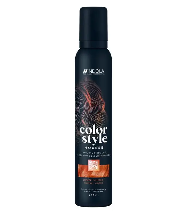 Wochenendangebot Indola Color Style Mousse Kupfer