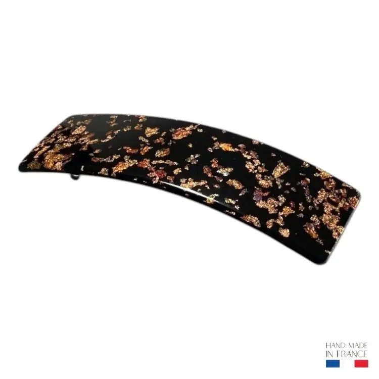 Pique et Pince Haarspange Hortance schwaz glitzer Markenware