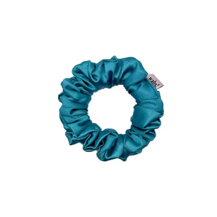 What a bun! Scrunchie Mini Satin Ocean Blue Neue Ware