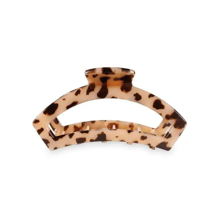 Teleties Open Blonde Tortoise Hair Clip klein Zertifiziert