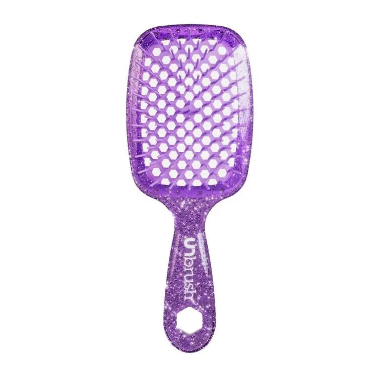 Geprüft UNbrush Detangling Hair Brush Amethyst