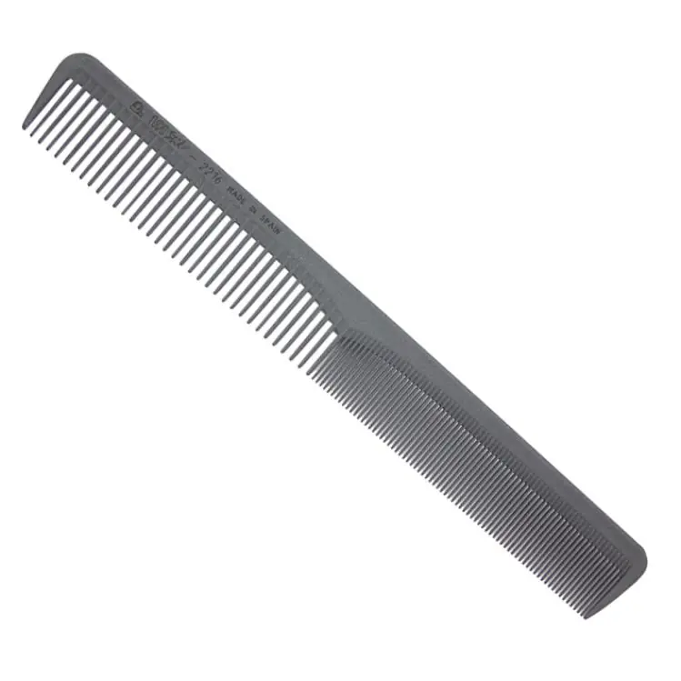Geprüft Eurostil Haarschneidekamm Carbon 19,5cm