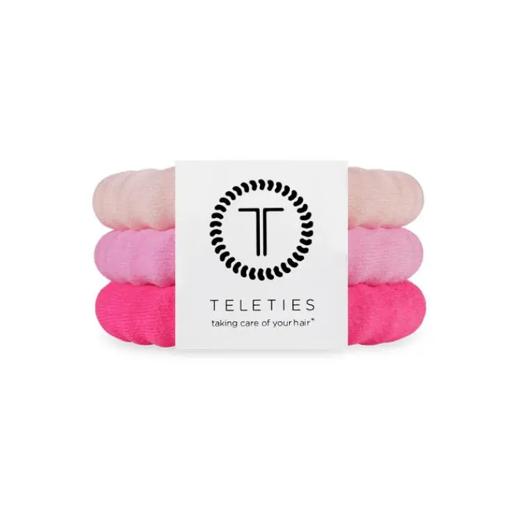 Neuheit Teleties Nylon Hair Ties groß Kiss & Tell