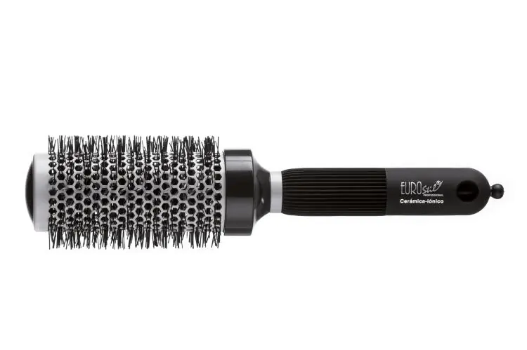 Eurostil ionische Keramik Thermobürste mit Gummigriff Ø 43mm Neu