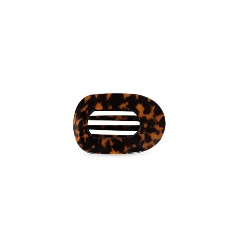 Teleties Flat Round Clip tiny Tortoise Preiswert