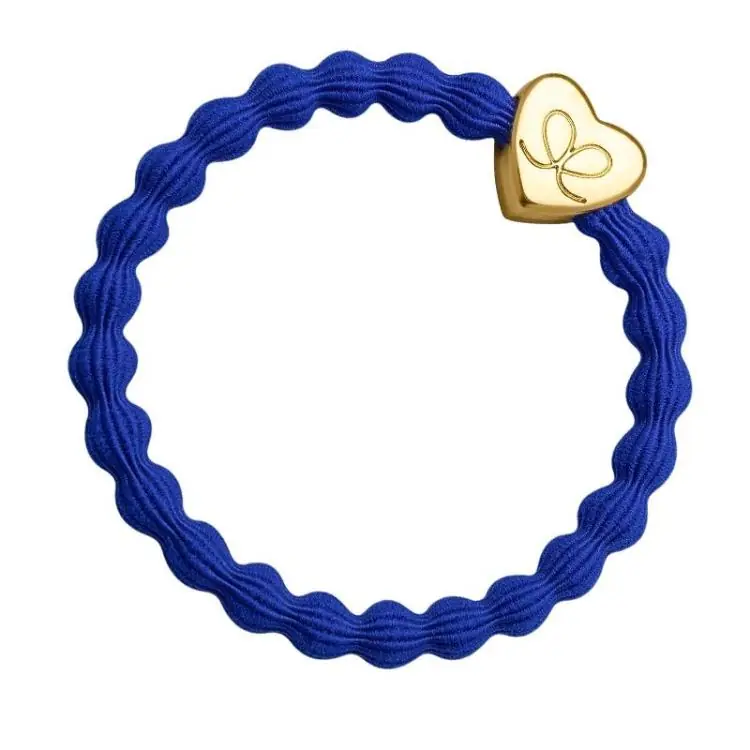 ByEloise London Gold Heart Royal Blue Saisonangebot