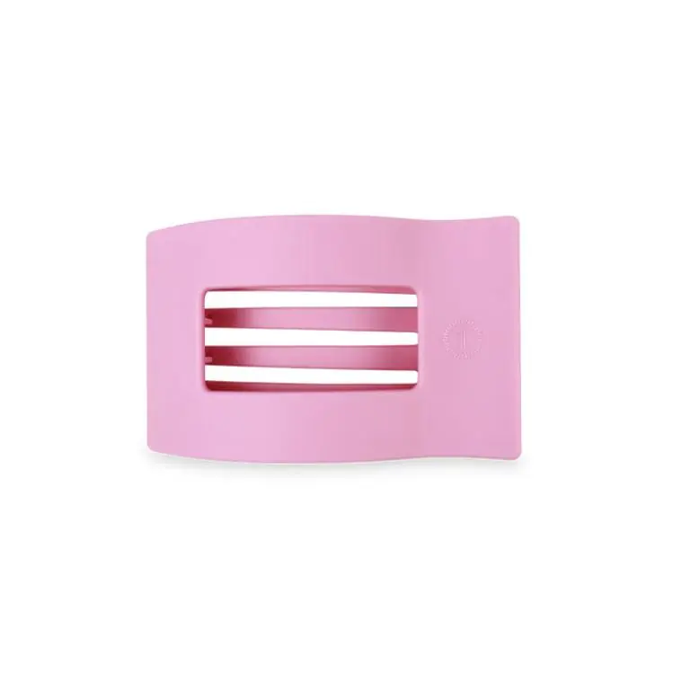 Sale Teleties Small Flat Rectangle Hair Clip Merry Pinkmas