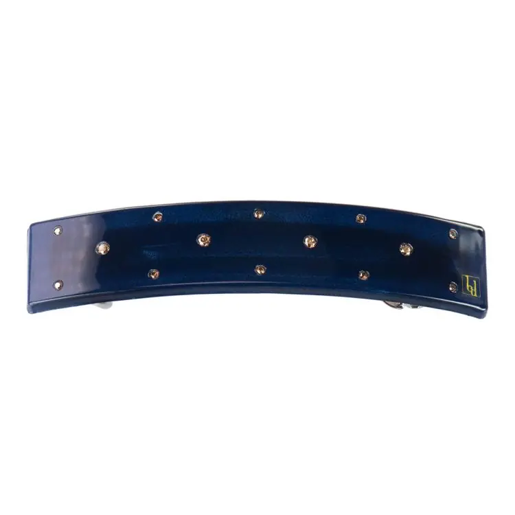 Neu Im Sortiment Bon Dep Hair clip 9cm Navy Swarovski