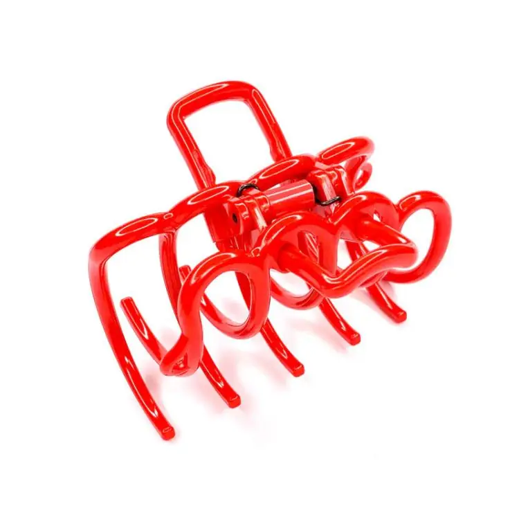 Begrenztes Angebot Doouup Haarklammer Lipstick Red