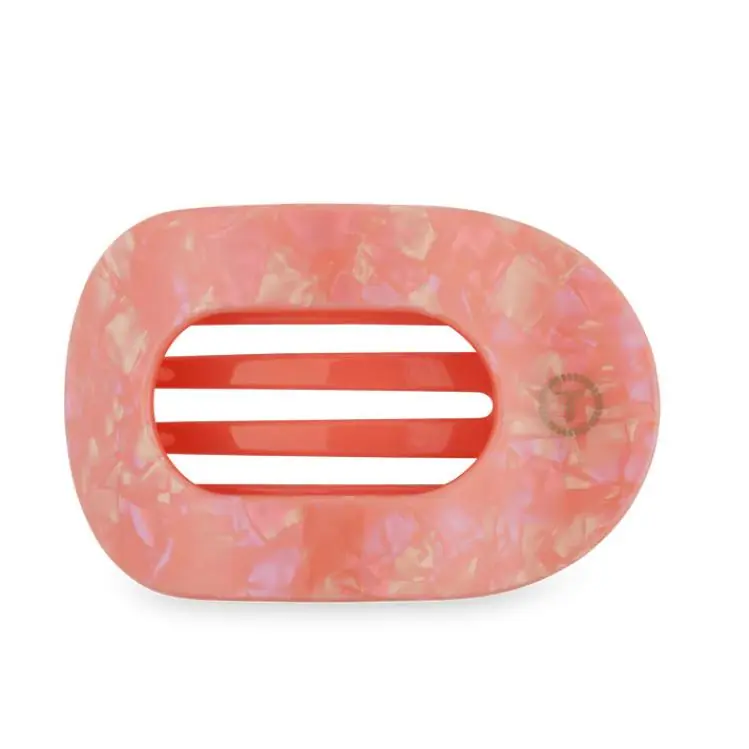 Teleties Flat Round Clip groß Dreamsicle Nur Für Kurze Zeit