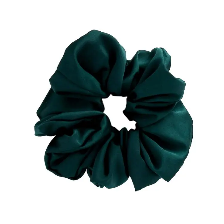 What a bun! Scrunchie Large Silk Forrest Green Top-Angebot