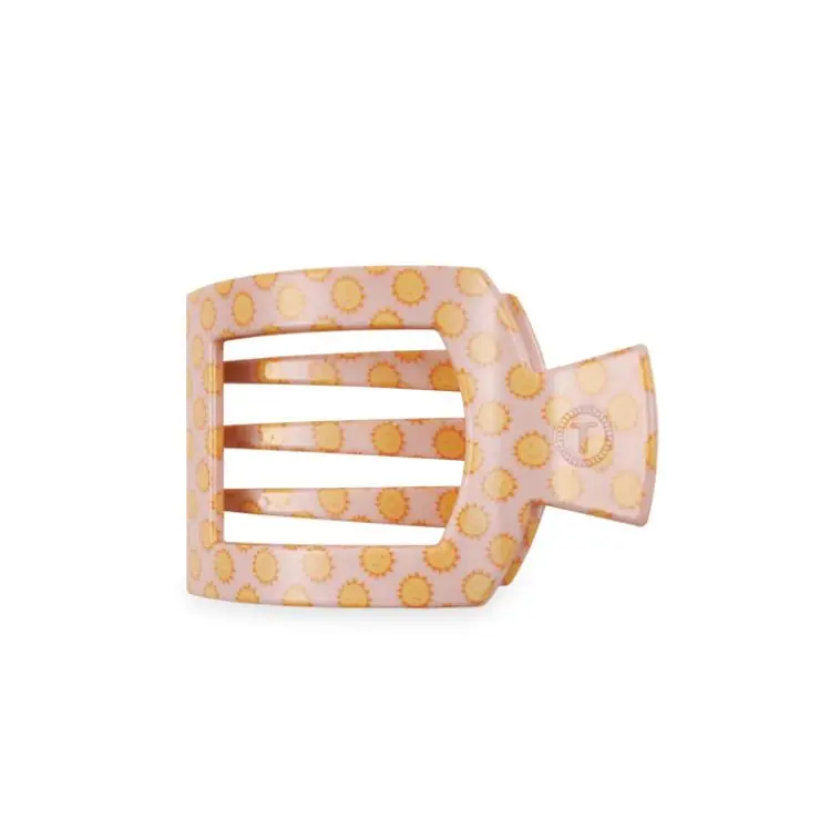 Teleties Medium Flat Square Hair Clip Sunny Days Ahead Letzte Chance