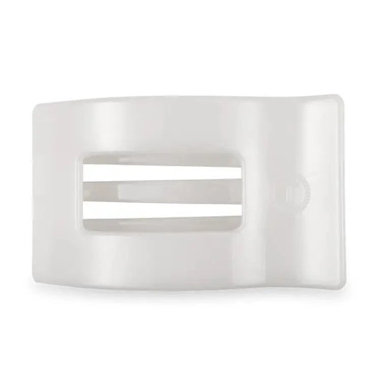 Sonderangebot Teleties Large Flat Rectangle Hair Clip Coconut White