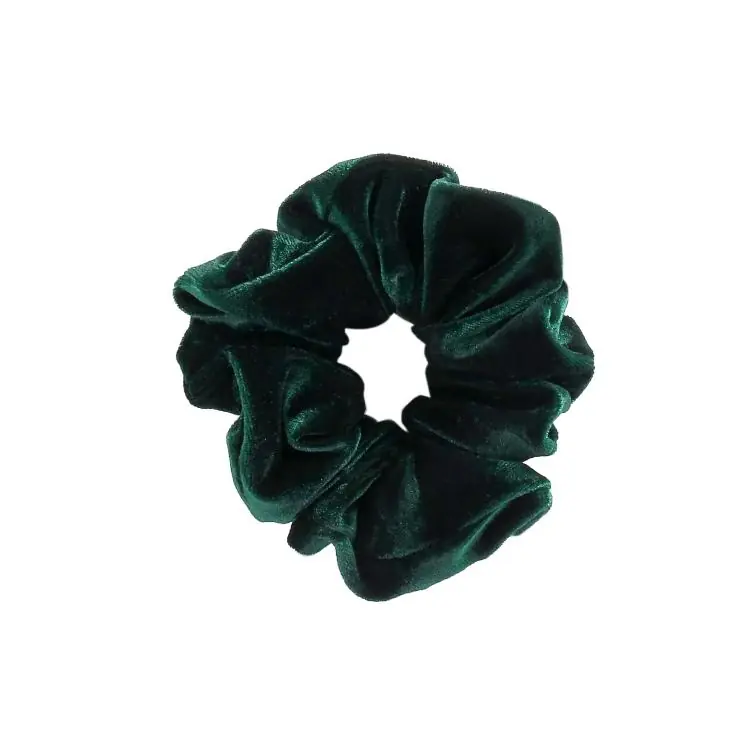 Nur Heute What a bun! Scrunchie Medium Velvet Forrest Green