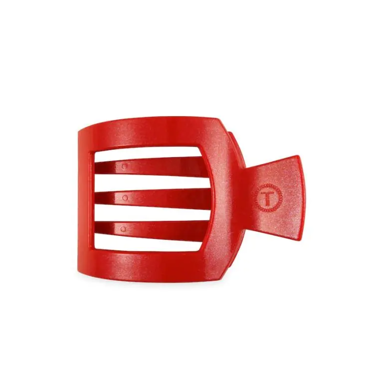 Letzte Chance Teleties Medium Flat Square Hair Clip Rudolph Red