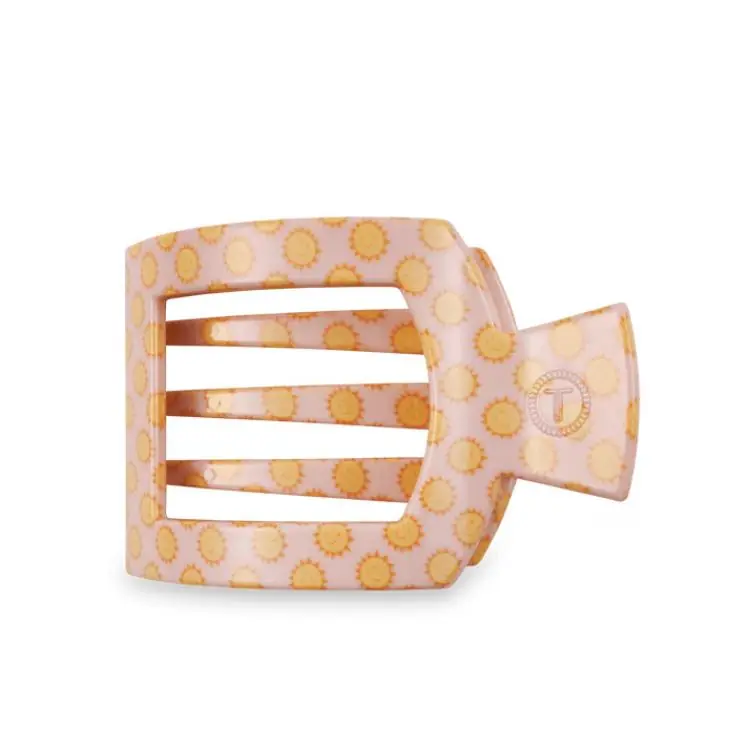 Must-Have Teleties Large Flat Square Hair Clip Sunny Days Ahead