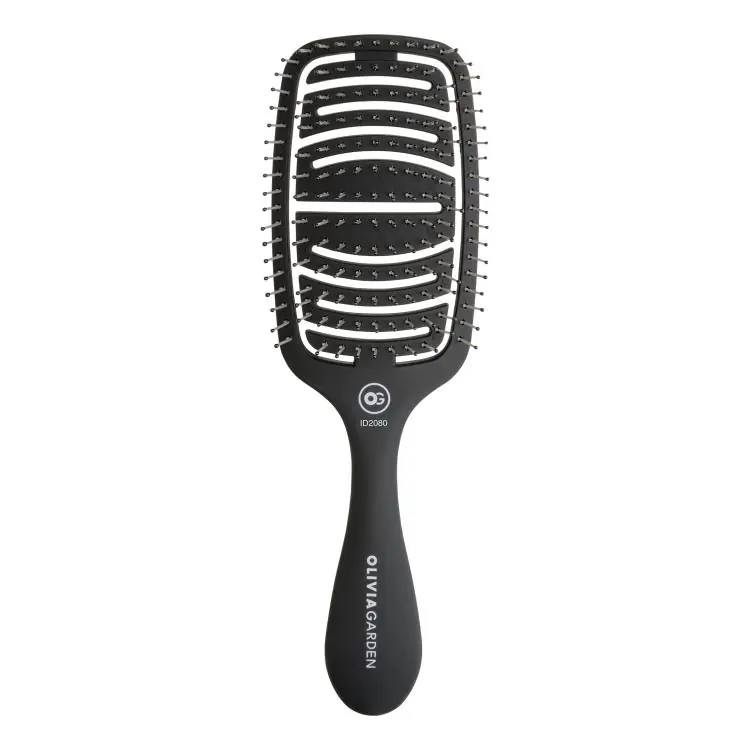 Olivia Garden Essential Care Flex Thick Hair Bristles Matt Black Online Kaufen