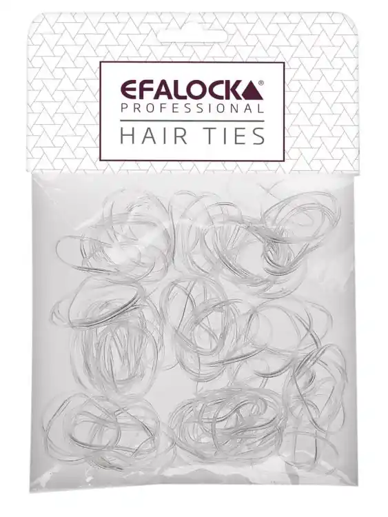 Efalock Hair Ties Silicone Small/Thin transparent Jetzt Bestellen