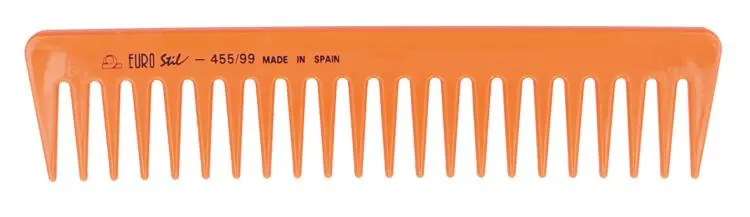 Begrenztes Angebot Eurostil Strähnen-Schneidekamm orange