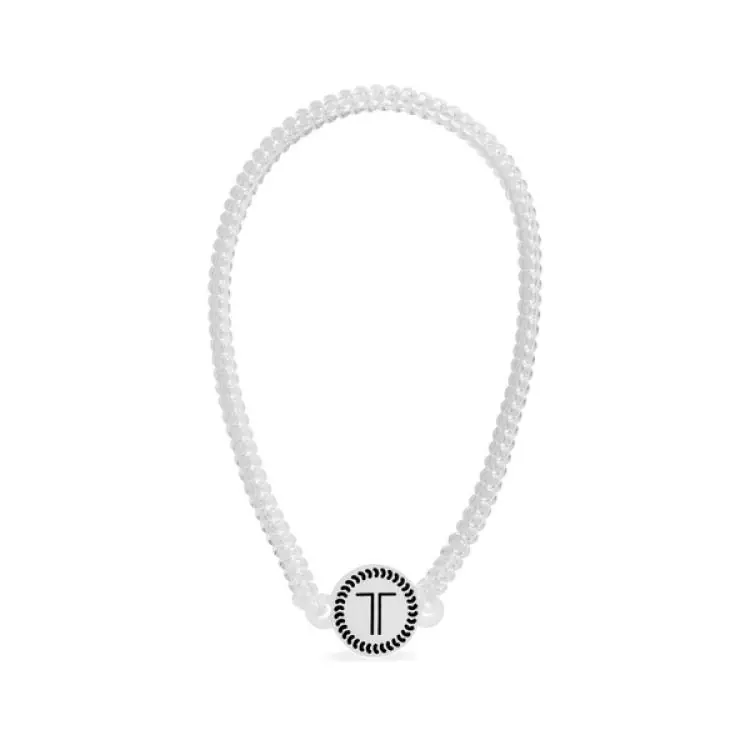 Markenware Teleties Spiral-Haarband Crystal Clear
