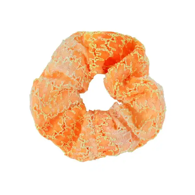 Angebot Laure Derrey Scrunchie Solea Spitze Batik gelb orange