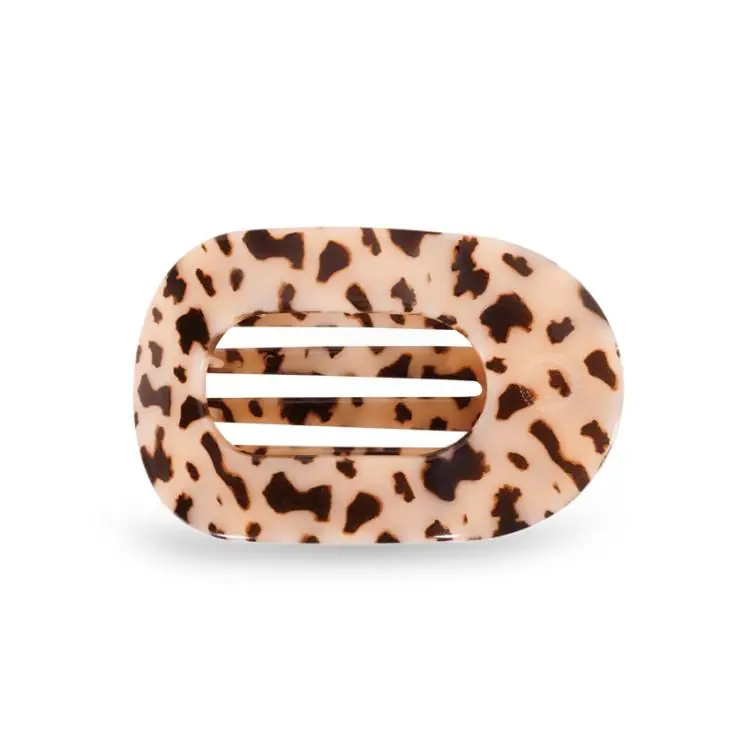 Preis Gesenkt Teleties Flat Round Clip medium Blonde Tortoise