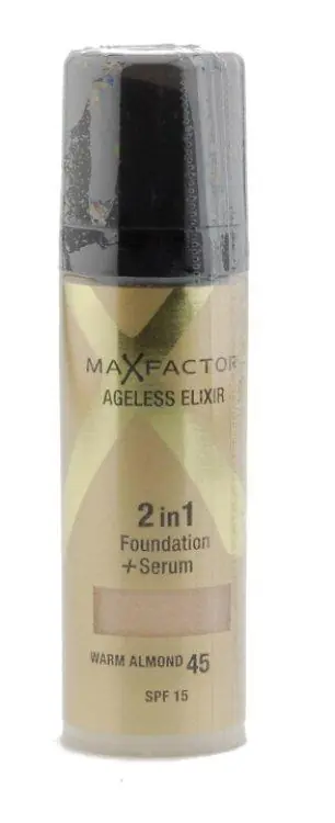 Saisonangebot Max Factor Ageless Elixir 2 in 1 Foundation + Serum 45 Warm Almond