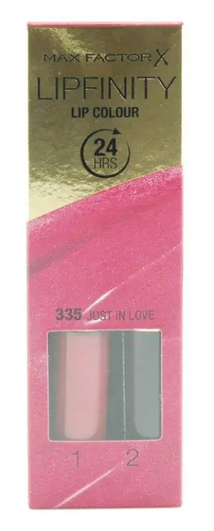 Solange Der Vorrat Reicht Max Factor Lipfinity 335 Just In Love