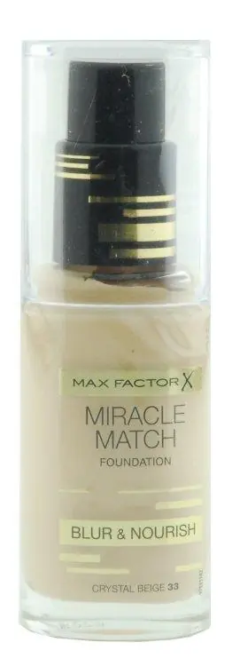 Nur Heute Max Factor Miracle Match Foundation 33 Crystal Beige