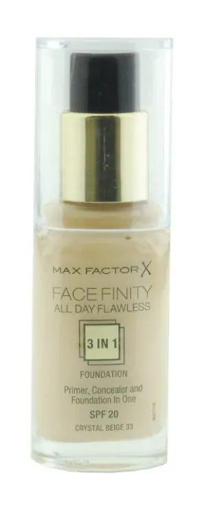 Direkt Vom Hersteller Max Factor Face Finity 3in1 Foundation 33 Crystal Beige