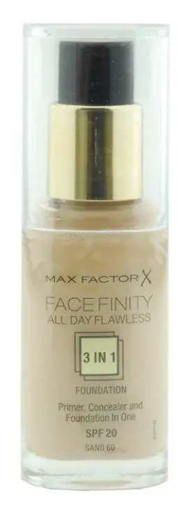 Direktkauf Max Factor Face Finity 3in1 Foundation 60 Sand