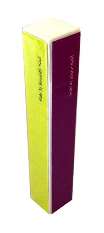 TB Langer 4-seitiger mehrfarbiger Nagel-Pufferblock Top-Seller