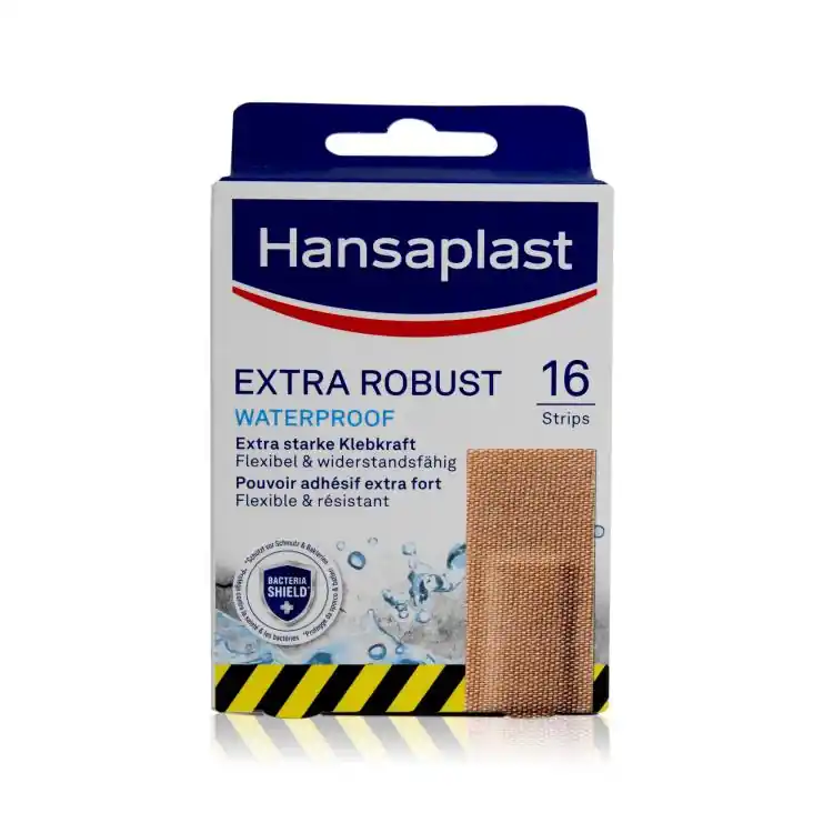 HANSAPLAST Extra Robust Wundpflaster 16 Strips Neu
